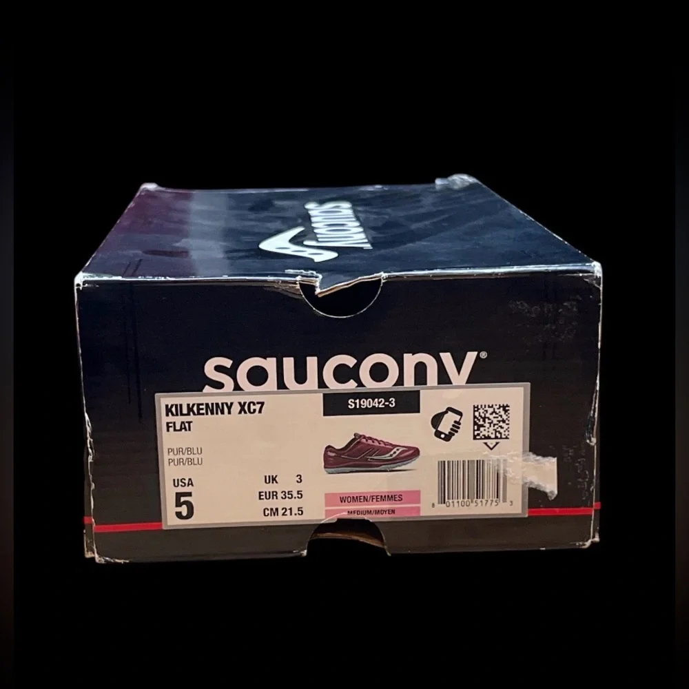 Size 5 - Saucony Shoes Womens 10 Purple Kilkenny XC7 Running Mesh Low S19041-3‎